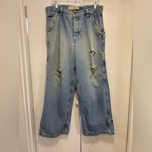 Men’s vintage GAP contractor jeans, size 33x30, 90’s ripped grunge style